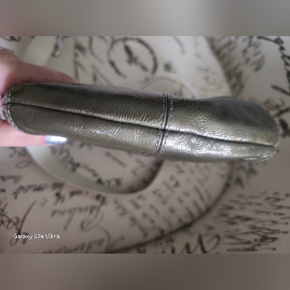 COACH COPPER METALLIC COATED CROSS BODY/SHOULDER BAG WITH HANG TAG EUC - Picture 7 of 9